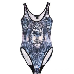 See You Monday Bodysuit Diamond Kaleidoscope Design